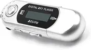 Xuegier Mini MP3 Player USB 2.0 Small Flash Drive Multilanguage LCD Music Player with 3.5mm Audio Jack Automatic Shutdown(A)