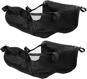 PERSELOSO 2pcs Stroller Storage Basket Organizer Bag Umbrella Storage for Products Mesh under Basket for Prams Pushchairs Convenient