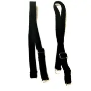No-Sew Replacement Bra Strap 1/2" Picot Elastic 15" Black 3 prs SS83