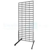 Gridmesh panel - wire grid mesh display stand, metal slatwall panel, slat wall