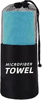Microfiber Travel Towel - Yoga Towel Quick Dry Sports Towel | Portable Absorbent Towel for Sports, Beach, Gym, Hiking, Backpacking and Travel