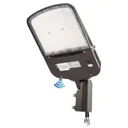 200W Outdoor LED Parking Lot Light with Adjustable Slip Fitter Mount, 5000K