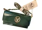 VALENTINO ORLANDI Green Bag Purse Metal Chain Crossbody Shoulder Strap MSRP $210