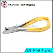 Best Moon Shape Nail Cutter with Half Gold Handle, Stainless Steel Nail Cutter