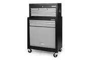 HORUSDY 7 Drawer Tool Box Trolley Cabinet Storage Cart Garage Toolbox Organiser