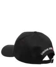 Dsquared2 baseball cap men milano BCM091705C000012124 Black cotton hat