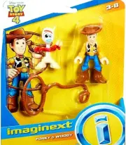 Disney Toy Story 4 Forky & Woody Figure Fisher Price Imaginext New In Package!