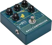 Zory Compr Or Bass Effector Pedal for Electric Bass Guitar Bass Amp Pedal True Bypass Dc 9V 6.35Mm Input/Output Face Compr Or Effects Pedal Green Green