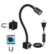 LED Magnetic Gooseneck Light, 12W 6500K 1320LM 110V Magnetic Flexible Light, ...