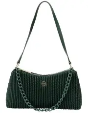[Mocha] Serena Crossbody Bag in Emerald