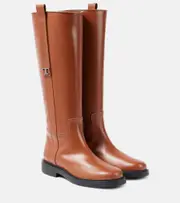 [Tod's] Tod's T Timeless leather knee-high boots AU 9 brown