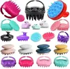Shampoo Scalp Head Massage Shower Scrubber Massager Clean Scrub Hair Brush CoNW