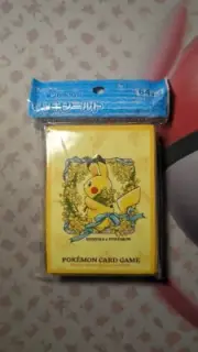 Official Pokemon Center Japanese MIMOSA x PIKACHU DECK SLEEVES 64 Count