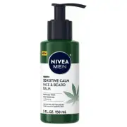 NIVEA MEN Sensitive Calm Face and Beard Balm, Beard Moisturizer, Face Moisturize