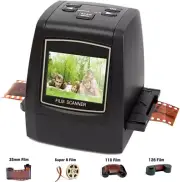 22MP Film & Slide Scanner All-in-1 Converts 35mm 110 126 Super 8 to Digital JPEG