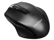 Amazon Basics Ergonomic DPI Adjustable Wireless Mouse Black