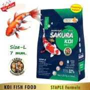 Size-L Goldfish / KOI Fish Food STAPLE FORMULA Floating Pellets "SAKURA" 1.25 kg