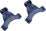 BESPORTBLE 2pcs Denim Clothes for Dogs Puppy Clothes Denim Dog Vests Dog Clothes Pet Clothes Dog Pants Pets Jeans Pet Vest Jeans Pet Clothing Dogs Clothes Pet+Clothes