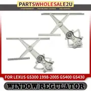 2pcs Front Driver & Passenger Side Window Regulator for Lexus GS300 GS430 GS400 (for: Lexus)