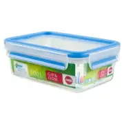 Emsa Clips & Close Rectangular Box Translucent 1 Pz