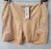 NWT $85 Adidas 11 HONORE Short Tights HI5758 Beige Gold Women's Plus, Size 4X