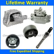 K3777 Motor & Trans Mount Set 5X For 09-17 Volkswagen CC 2.0L w/AUTO Dual Clutch (for: Volkswagen)