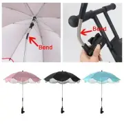 Baby Stroller Umbrella Folding 360 Degree Easy Mount Sunshade for Trolley