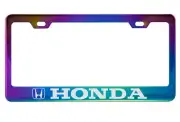 Neo Chrome License Plate Frame For Honda