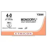 Monocryl, Size 4-0, Violet, 27”, 36/Box, Y304H