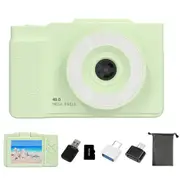 Digital Camera With 180 Degree Flip Screen 16X Digital Zoom Camera With 32G Memory Card-Green