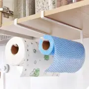 Toilet Paper Towel Hanger Holder Rack Under Cabinet Tissue Storage Shelf