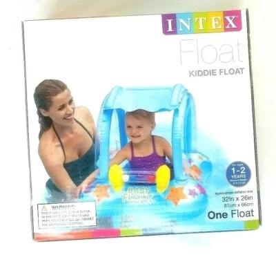 Intex My Baby Float Inflatable Swimming Pool Kiddie Tube Raft | 56581EP