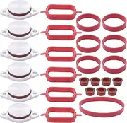 HouYeen 6 * 32 mm Diesel Swirl Flaps Intake Manifold Gasket Repair Kit for B-MW M57 X3 X5 X6 3 5 6 Series 11617790198