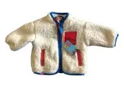 Lego Baby Sherpa Jacket Target Size Newborn White Blue Red (A1)