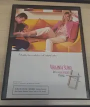 Virginia Slims Cigarettes Print Ad 1997 Framed 8.5x11