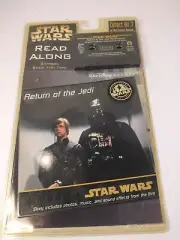 VINTAGE 1997 BSTAR WARS READ ALONG 24 PAGE BOOK & TAPE RETURN OF THE JEDI NIP