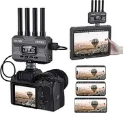 Accsoon CineView SE Wireless Video Transmission, 2.4GHz+5GHz Dual-Band Technology Wireless HDMI Transmitter and Receiver, 1200ft Range, 0.05s Delay and 1080P HD Video, HDMI and SDI, Support 4 Devices