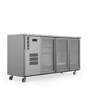 Williams Cameo - Three Door Stainless Steel Under Counter Display Refrigerator