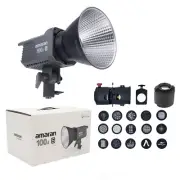Aputure Amaran 100D S LED Video Studio Light + Spotlight SE 36 Degree Lens Kit