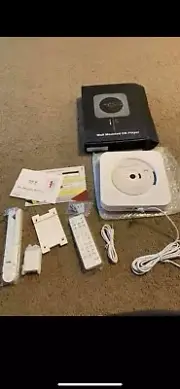 Portable CD Player W/ Bluetooth/mP3 Wall Mountable Built In Hifi Speakers W/ Rem