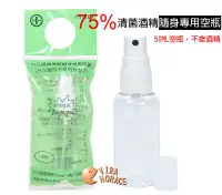 在飛比找Yahoo!奇摩拍賣優惠-*玟玟*FANTASY 芬蒂思75%清菌酒精隨身專用空瓶50