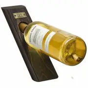 Wenge Wood Edge Grain Self-Balancing Wine Bottle Holder & Opener Made in the USA