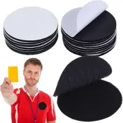15 Pairs Referee Patch Hook and Loop Dots 2.5 Inch Self Sticky Circle Hook an...