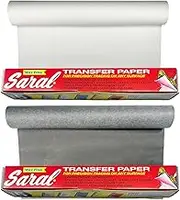Saral Transfer Paper 12 Foot Rolls in Graphite and White
