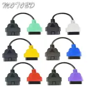 1 Pc For FiatECUScan Adapter OBD OBD2 Connector MultiECUScan ABS Air obd2 scanner obd Diagnostic cable for Fiat ECU Scan tool ST1M818-yezi PURPLE