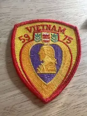 VIET NAM WAR PURPLE HEART EMBROIDERED PATCH - NEW