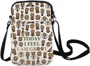 [LEVLO] Flora Colossus Crossbody Bag Cartoon Lover Inspired Gift Today I Feel I Am Flora Colossus Shoulder Bag