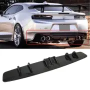 Car Rear Diffuser Shark Fins Bumper Lip Splitter For Chevrolet Camaro RS LT SS