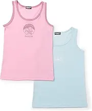 Captain Stag 552 Undershirt, for Girls, 2 Pieces, Captain Stag Cotton Blend Milled, Run-Shaped Sleemer, A-Pattern, Assorted