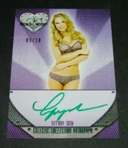 2016 Benchwarmer TIFFANY TOTH Eclectic #185 Green Foil Auto/10 PLAYBOY Playmate